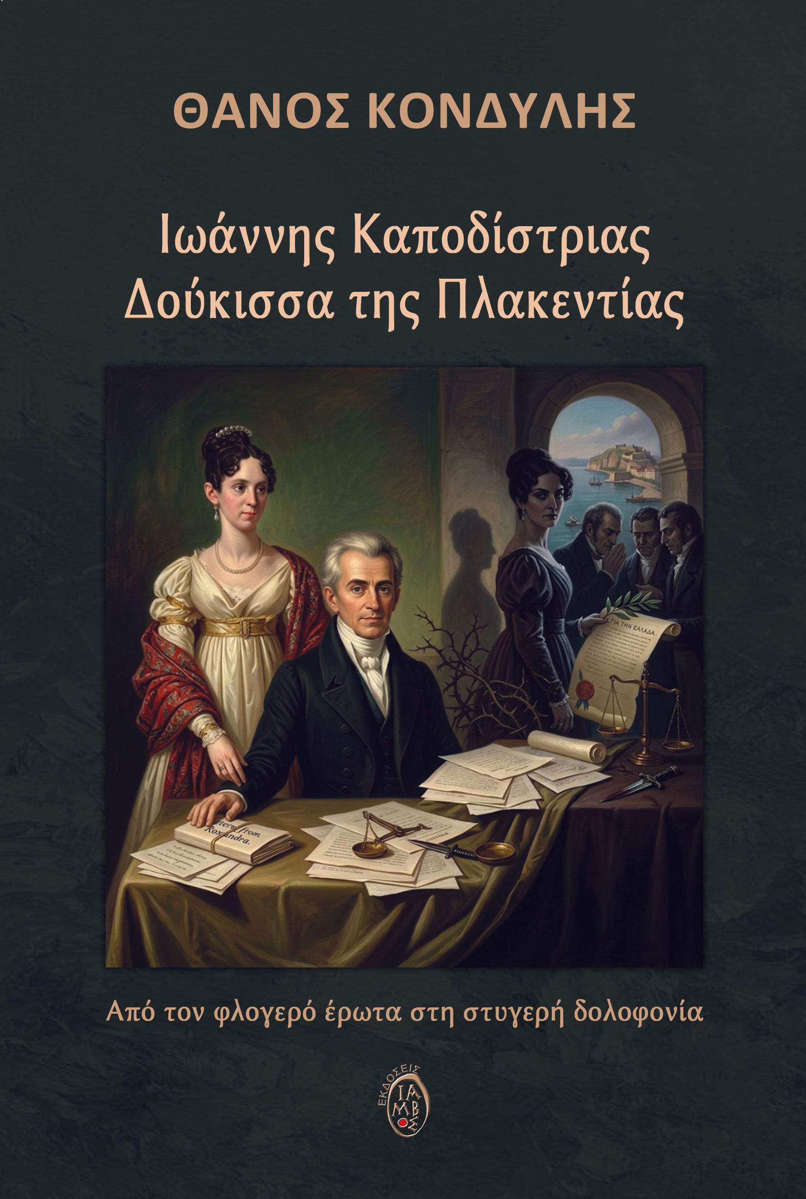 Ιωάννης Καποδίστριας - Δούκισσα της Πλακεντίας, Από τον φλογερό έρωτα στη στυγερή δολοφονία, Θάνος Κονδύλης, Εκδόσεις Ίαμβος, 2026